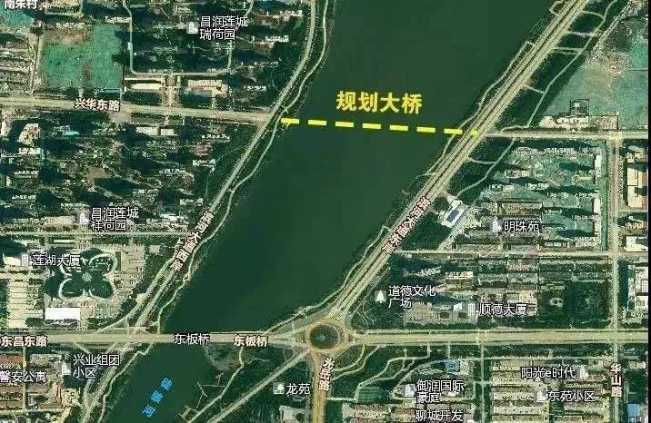 總投資約2.43億元！聊城興華路徒駭河橋進入初步設計階段